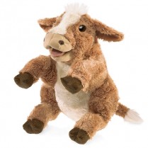 Brown Cow Puppet 